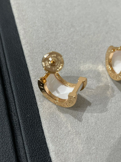 [Eterna Jewels]ZERO 1 PINK GOLD CERAMIC EARRINGS
