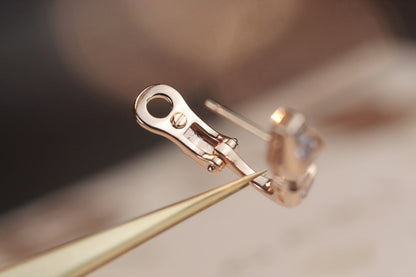 [Eterna Jewels]SERPENT PINK GOLD DIAMOND EARRINGS