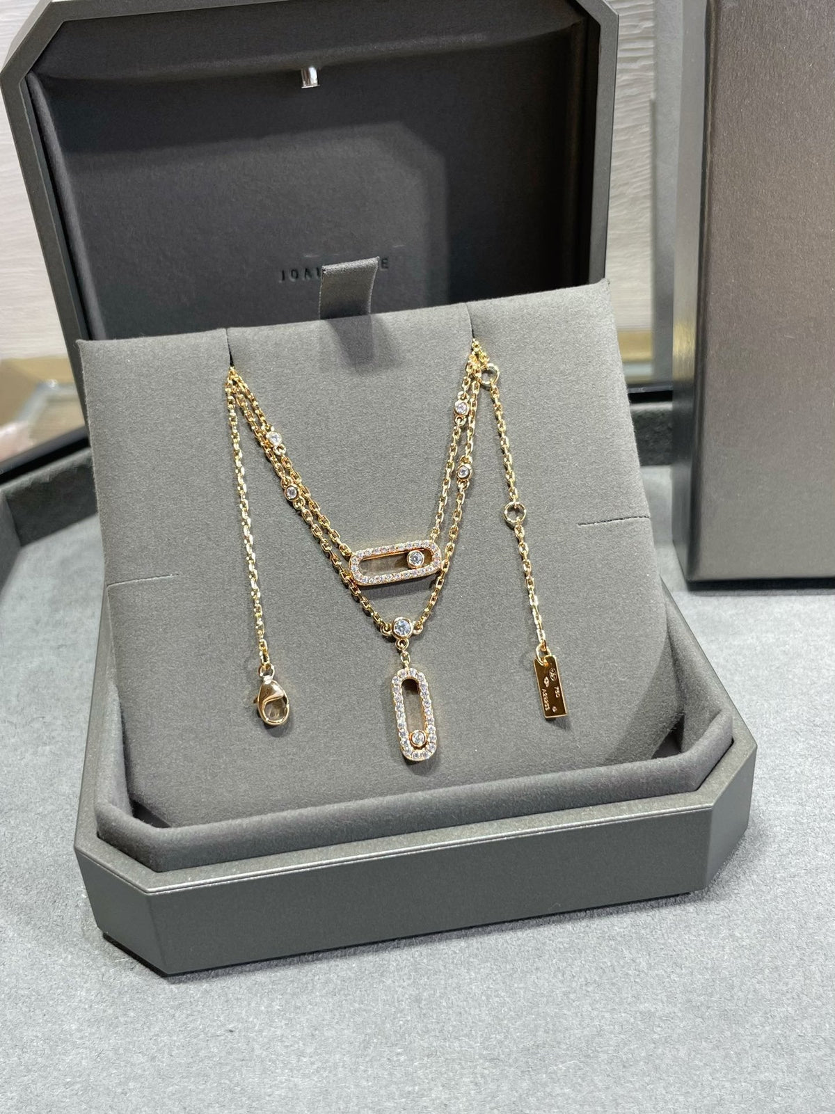 [Eterna Jewels]MOVE 2 ROW DIAMOND NECKLACE
