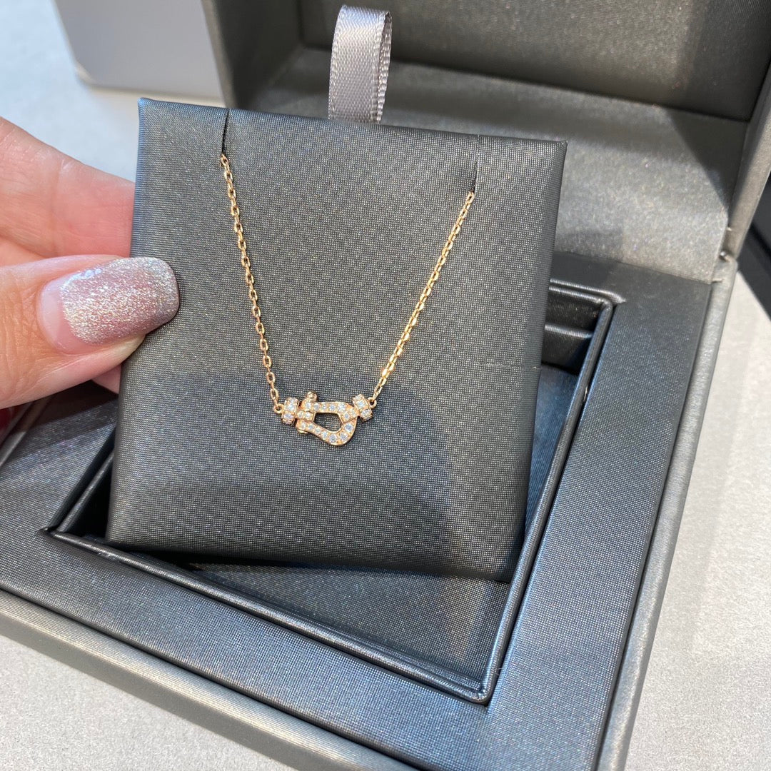 [Eterna Jewels]FORCE 10 DIAMOND PINK GOLD NECKLACE MINI MODEL