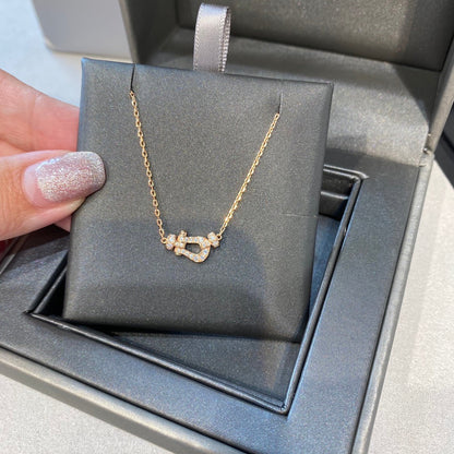 [Eterna Jewels]FORCE 10 DIAMOND PINK GOLD NECKLACE MINI MODEL