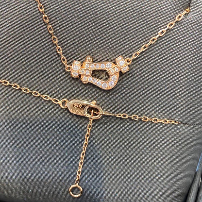 [Eterna Jewels]FORCE 10 DIAMOND PINK GOLD NECKLACE MINI MODEL