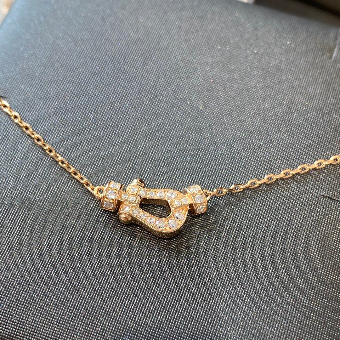 [Eterna Jewels]FORCE 10 DIAMOND PINK GOLD NECKLACE MINI MODEL