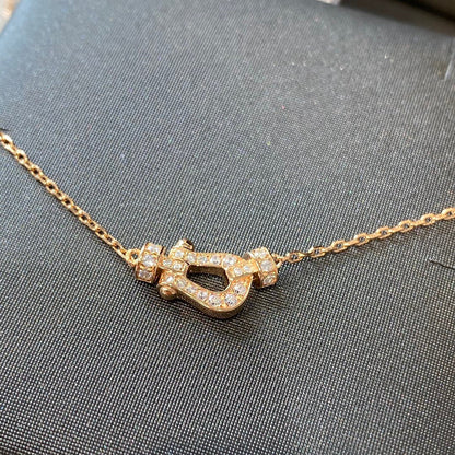 [Eterna Jewels]FORCE 10 DIAMOND PINK GOLD NECKLACE MINI MODEL