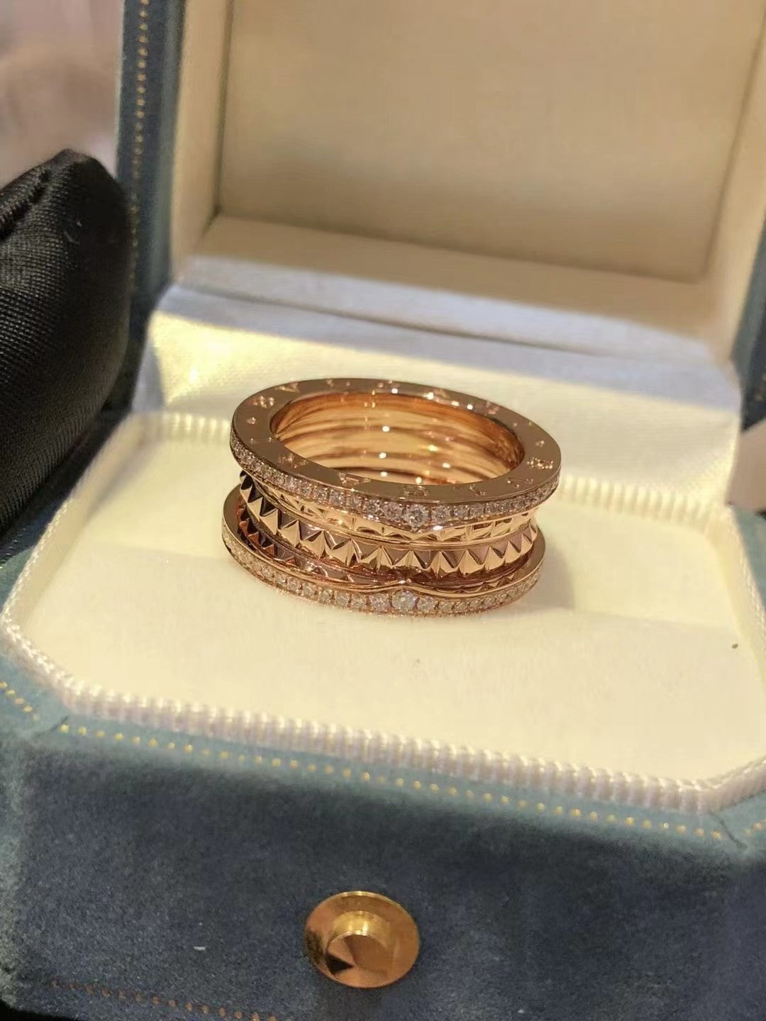 [Eterna Jewels]ZERO 1 ROCK DIAMOND PINK GOLD