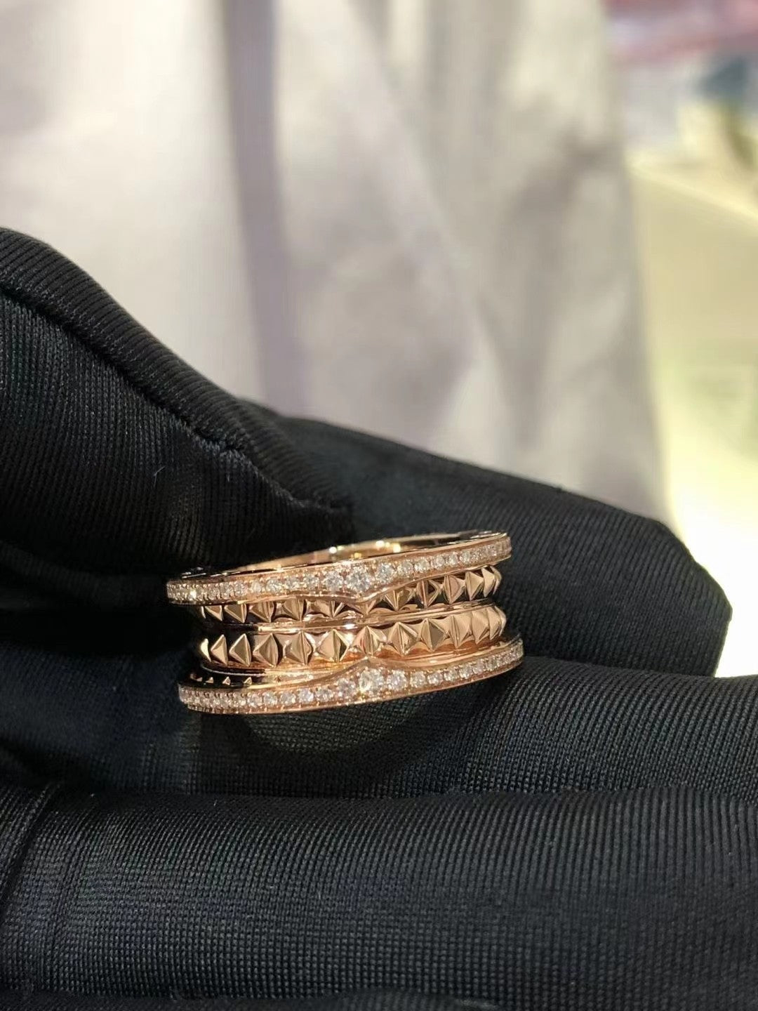 [Eterna Jewels]ZERO 1 ROCK DIAMOND PINK GOLD