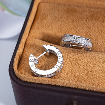 [Eterna Jewels]ZERO 1 MINI SILVER DIAMOND EARRINGS