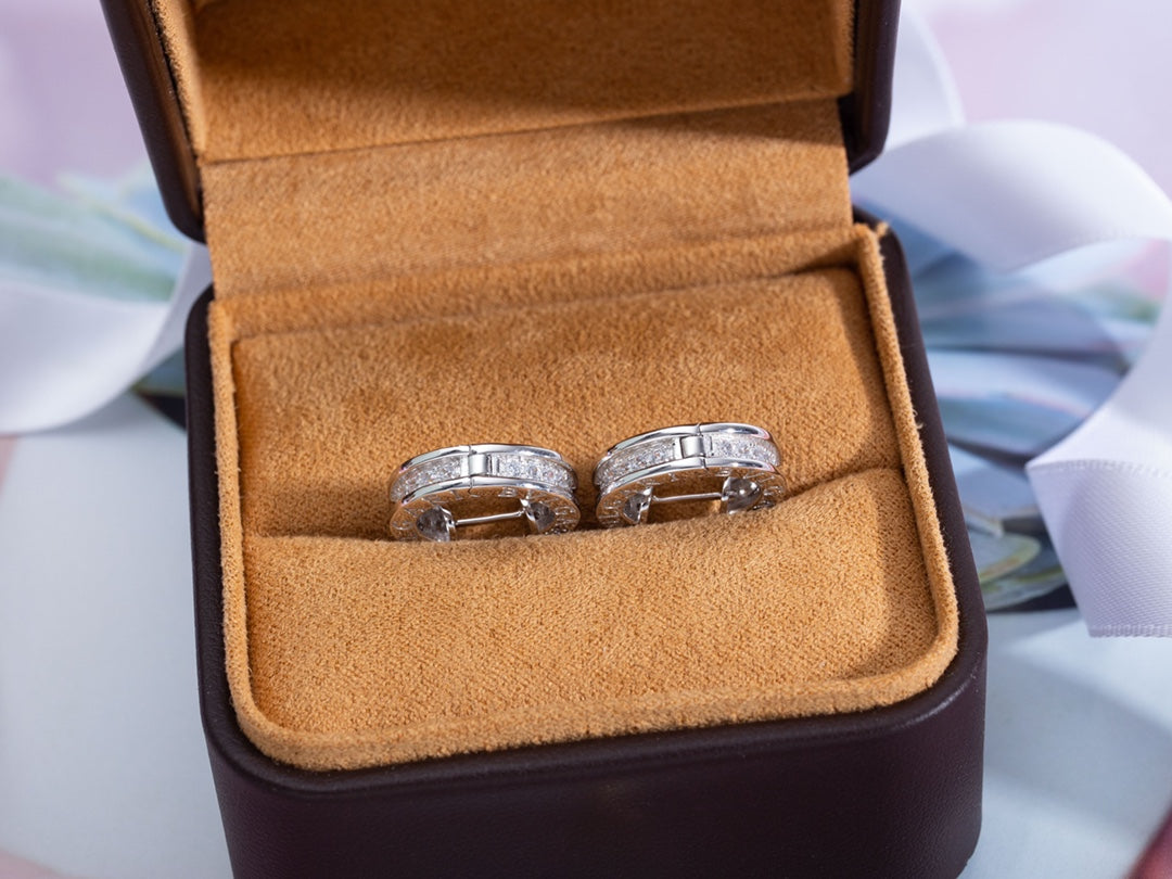 [Eterna Jewels]ZERO 1 MINI SILVER DIAMOND EARRINGS