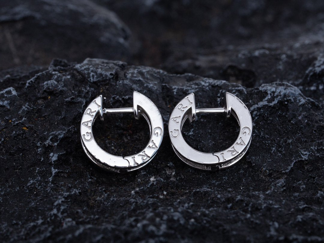 [Eterna Jewels]ZERO 1 MINI SILVER DIAMOND EARRINGS