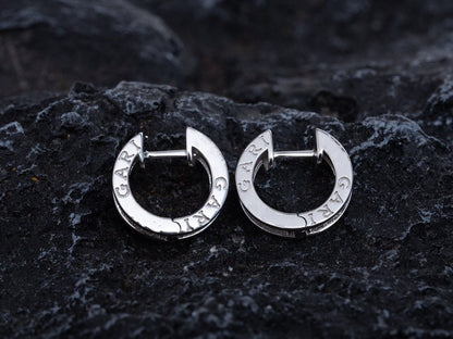 [Eterna Jewels]ZERO 1 MINI SILVER DIAMOND EARRINGS