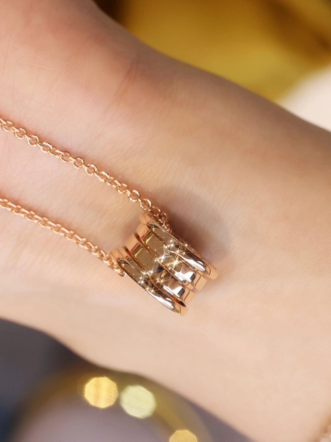 [Eterna Jewels]ZERO 1 PINK GOLD NECKLACE