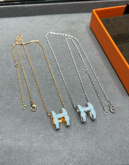 [Eterna Jewels]POP H SKY BLUE NECKLACE