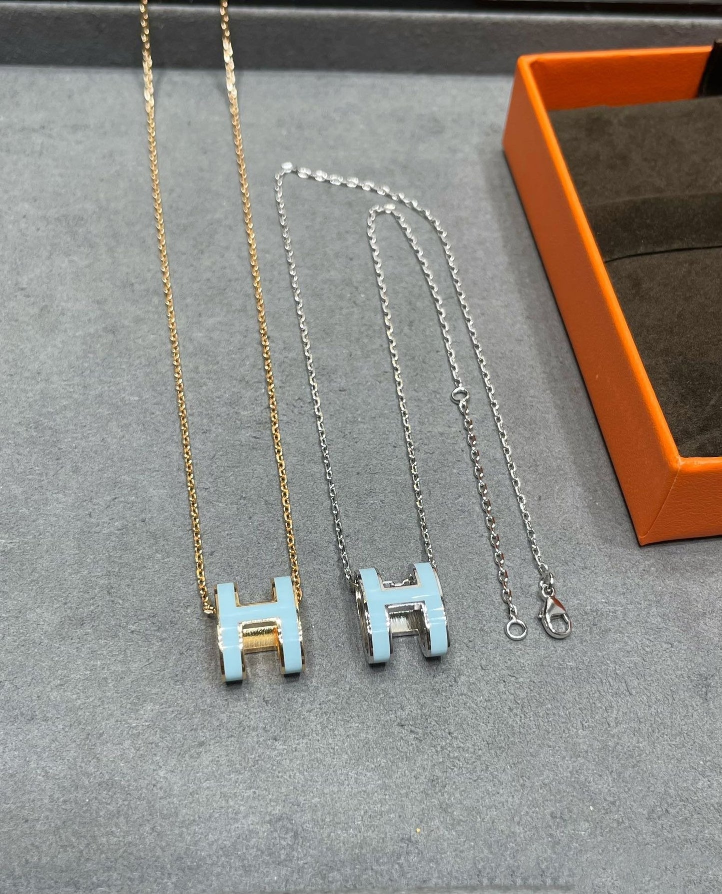[Eterna Jewels]POP H SKY BLUE NECKLACE