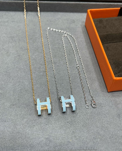 [Eterna Jewels]POP H SKY BLUE NECKLACE