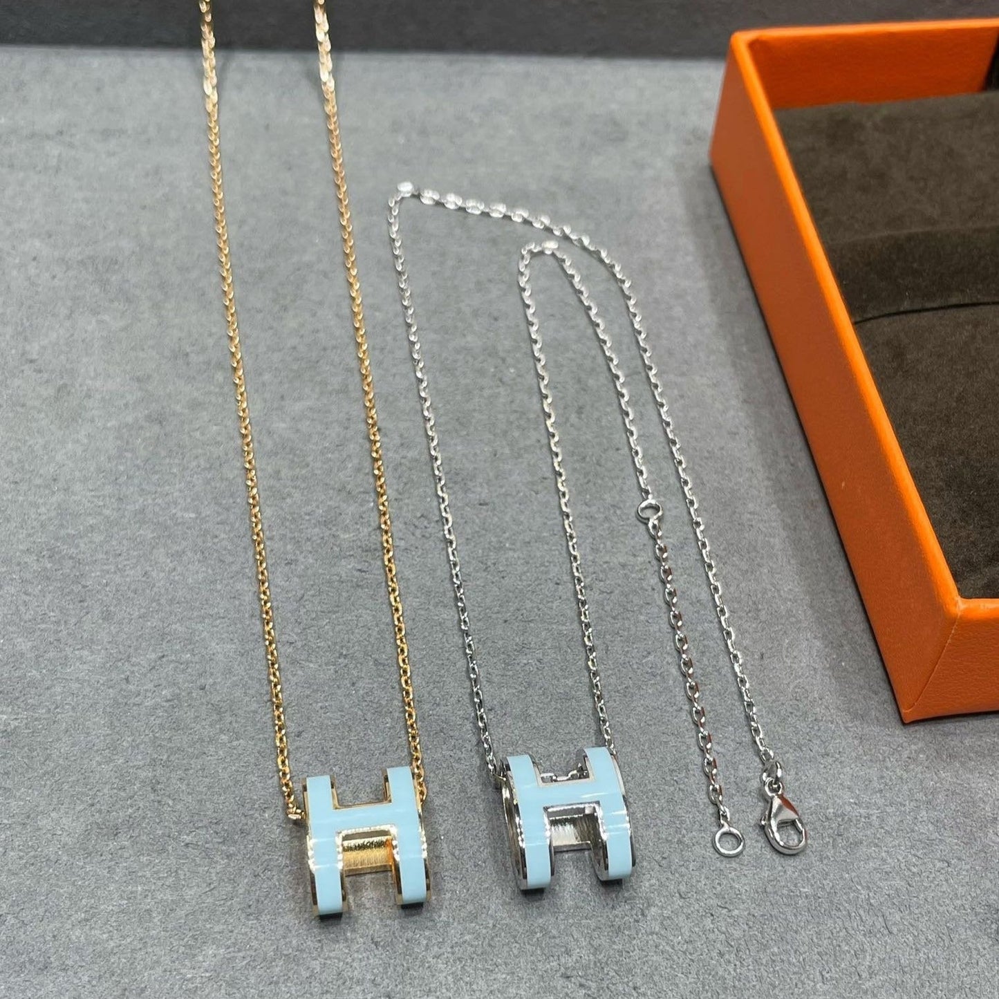 [Eterna Jewels]POP H SKY BLUE NECKLACE
