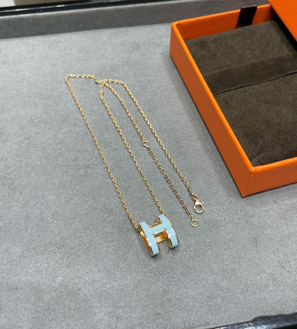 [Eterna Jewels]POP H SKY BLUE NECKLACE