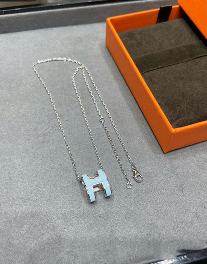 [Eterna Jewels]POP H SKY BLUE NECKLACE