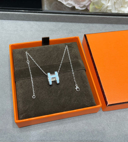 [Eterna Jewels]POP H SKY BLUE NECKLACE