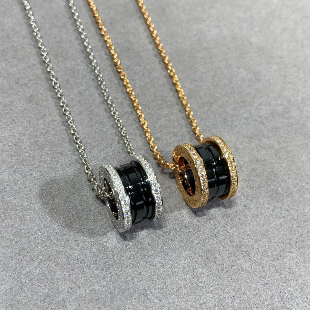 [Eterna Jewels]ZERO 1 DIAMOND CERAMIC NECKLACE