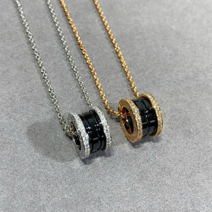 [Eterna Jewels]ZERO 1 DIAMOND CERAMIC NECKLACE