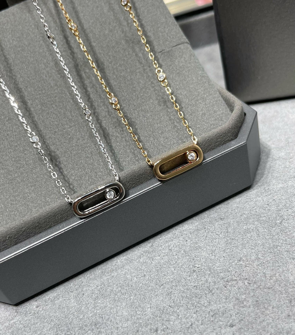 [Eterna Jewels]MOVE UNO DIAMOND NECKLACE