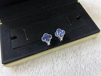 [Eterna Jewels]CLOVER PIETERSITE MEDIUM STUD EARRINGS