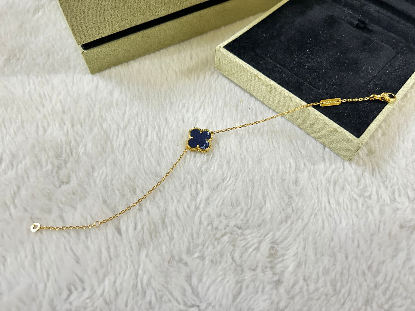 [Eterna Jewels]CLOVER 1 MOTIF PIETERSITE BRACELET