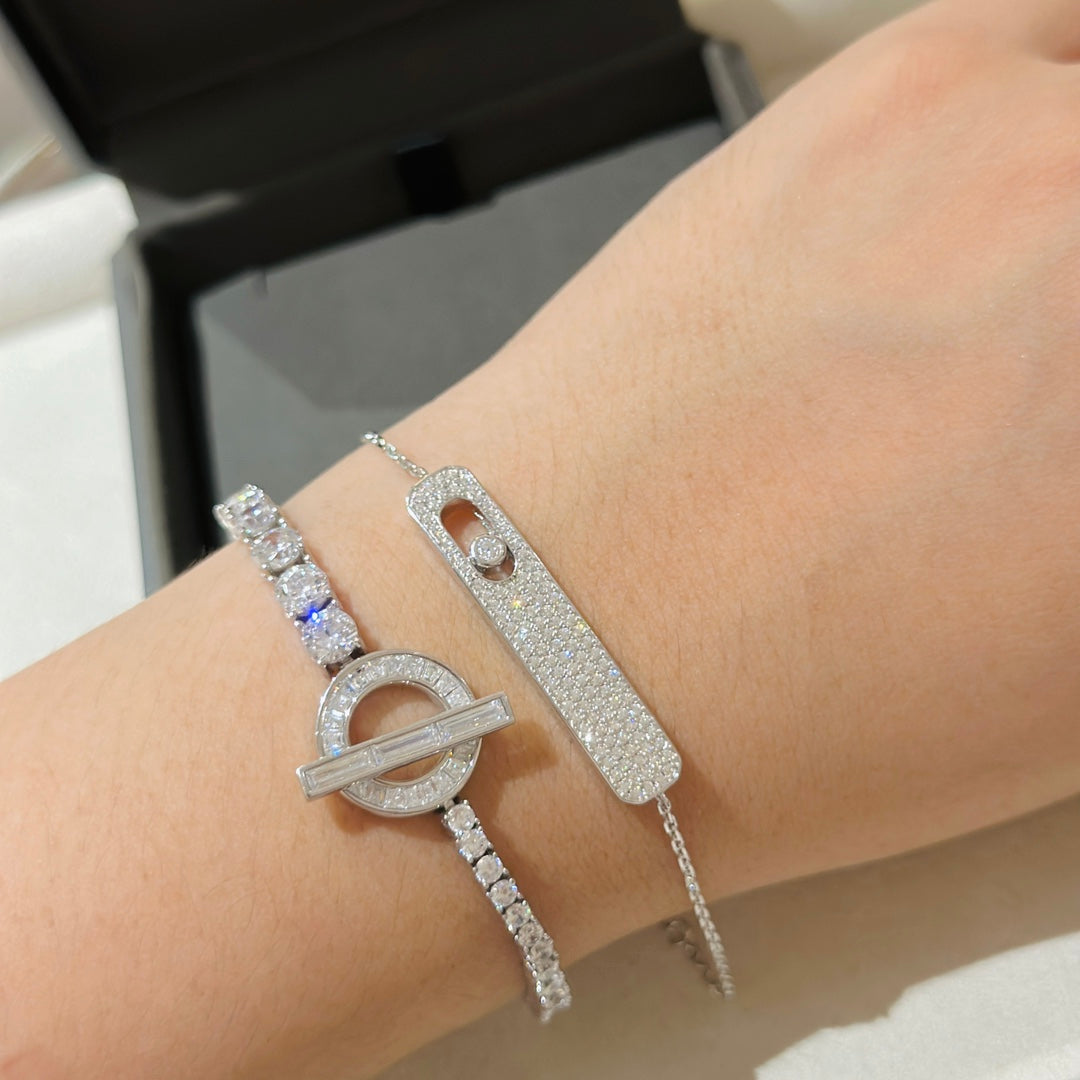 [Eterna Jewels]MOVE CLASSIQUE DIAMOND PAVED BRACELET