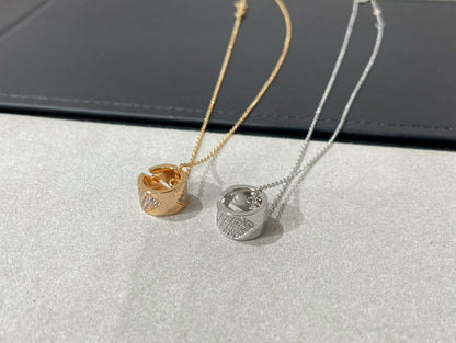 [Eterna Jewels]LIENS EVIDENCE DIAMOND PAVED NECKLACE