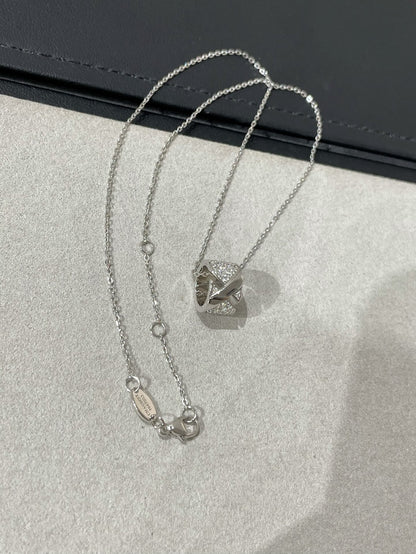 [Eterna Jewels]LIENS EVIDENCE DIAMOND PAVED NECKLACE