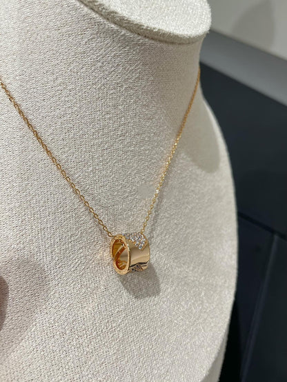 [Eterna Jewels]LIENS EVIDENCE DIAMOND PAVED NECKLACE