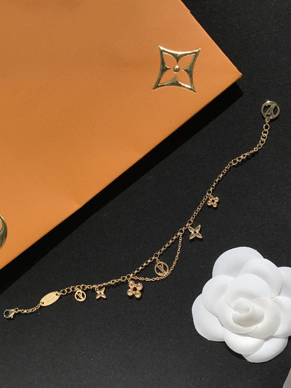 [Eterna Jewels]BLOOMING PINK GOLD MOP BRACELET