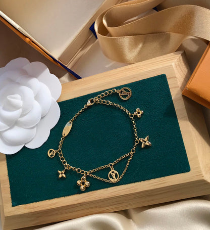 [Eterna Jewels]BLOOMING PINK GOLD MOP BRACELET