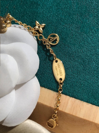 [Eterna Jewels]BLOOMING PINK GOLD MOP BRACELET