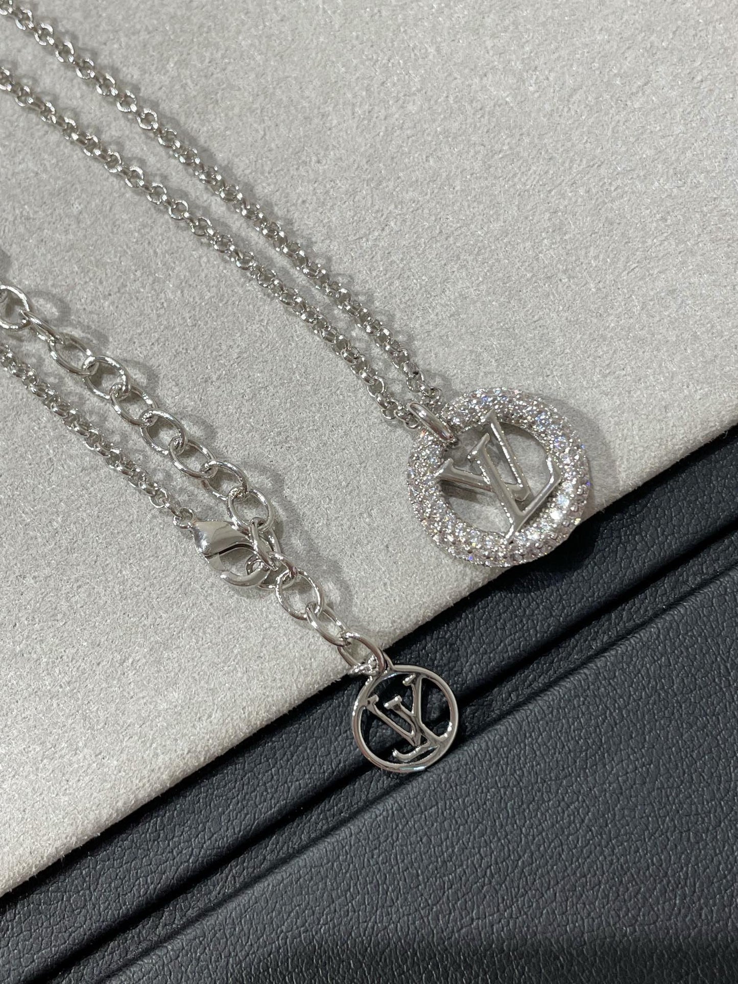 [Eterna Jewels]BY NIGHT DIAMOND PAVED NECKLACE