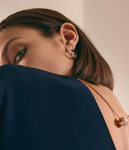 [Eterna Jewels]BEE LOVE DIAMOND HOOP EARRINGS