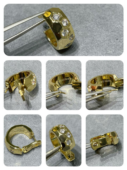 [Eterna Jewels]BEE LOVE DIAMOND HOOP EARRINGS