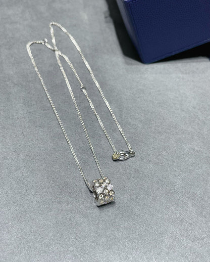 [Eterna Jewels]BEE LOVE DIAMOND PAVED 3 ROW NECKLACE