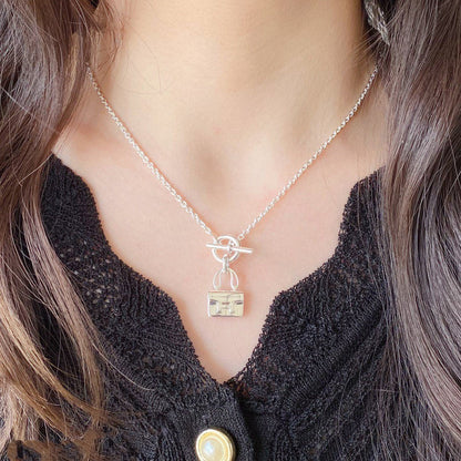 [Eterna Jewels]CONSTANCE PEDANT SILVER NECKLACE