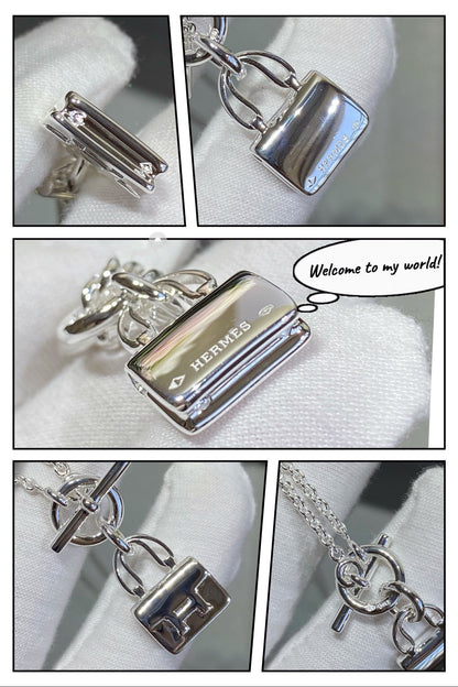 [Eterna Jewels]CONSTANCE PEDANT SILVER NECKLACE
