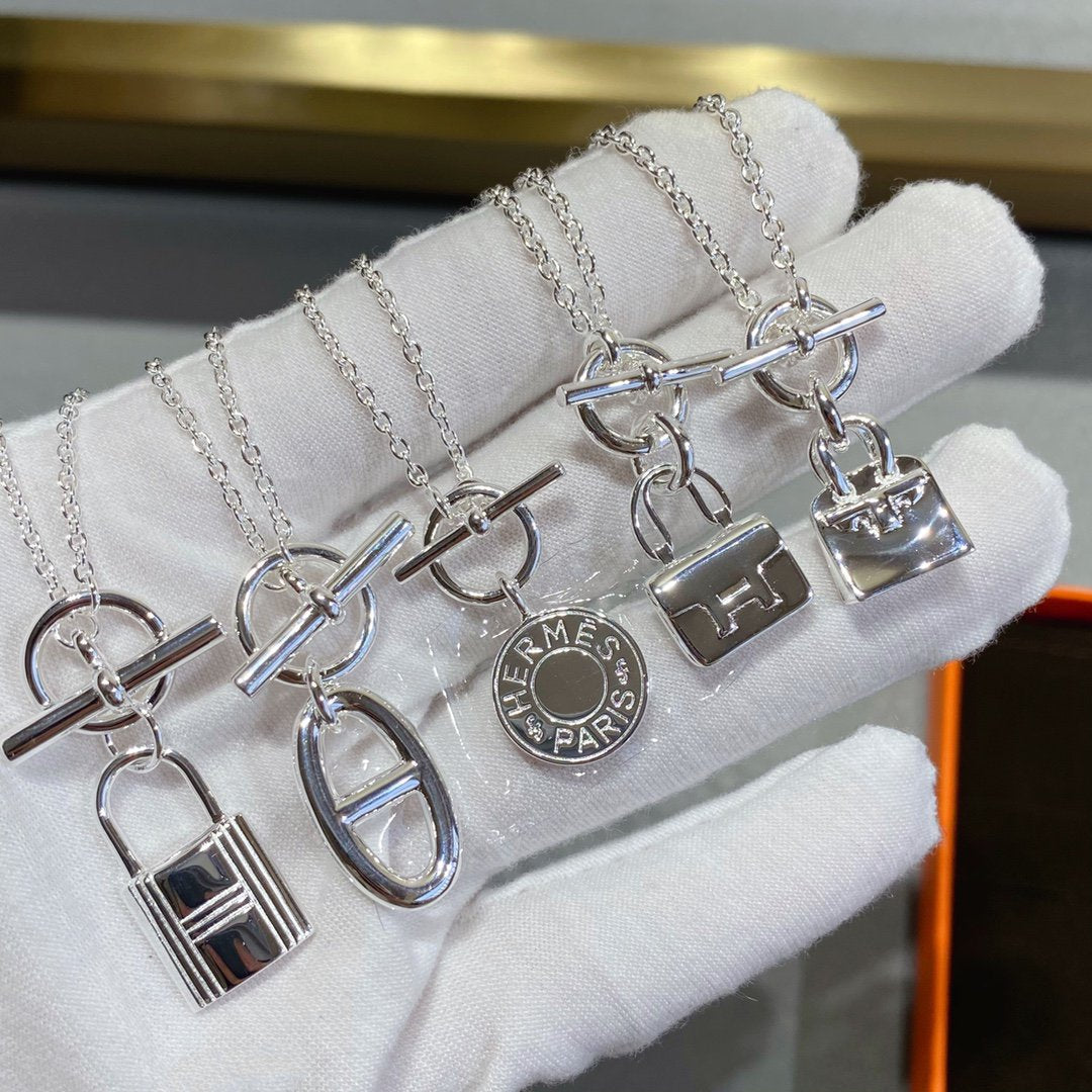 [Eterna Jewels]CONSTANCE PEDANT SILVER NECKLACE