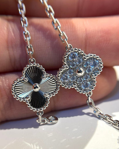 [Eterna Jewels] CLOVER 5 MOTIF LASER BRACELET COLLECTION
