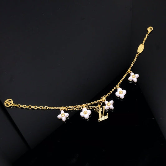 [Eterna Jewels]LOGO 6 MOTIF STAR AND SUN GOLD BRACELET