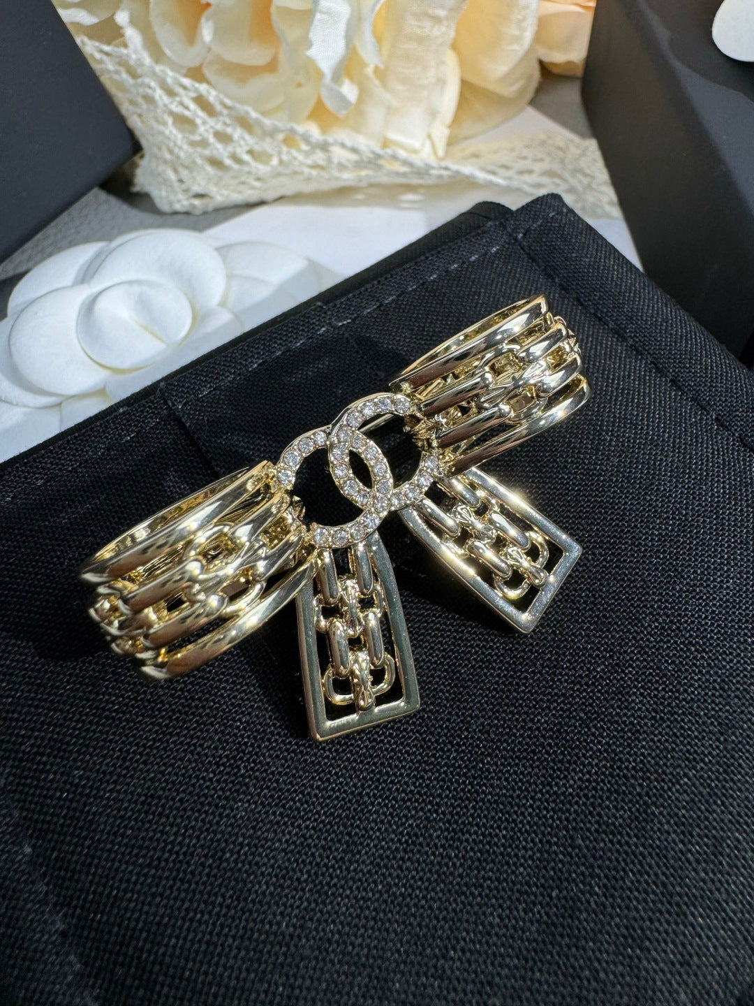 [Eterna Jewels]25K Hollow Bow Brooch
