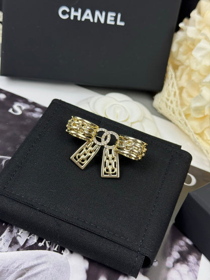 [Eterna Jewels]25K Hollow Bow Brooch