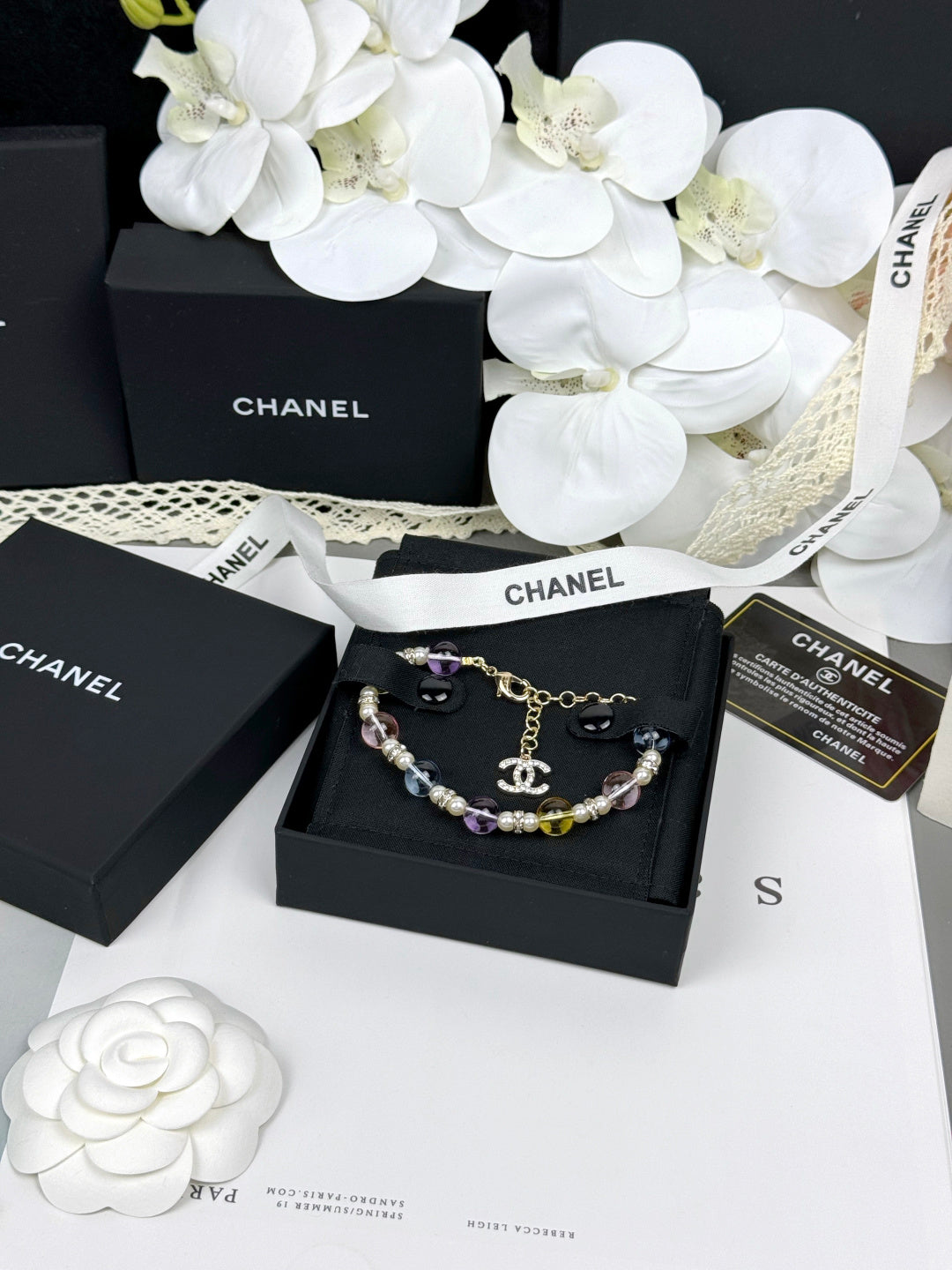 [Eterna Jewels]Colorful Transparent Resin Bracelet