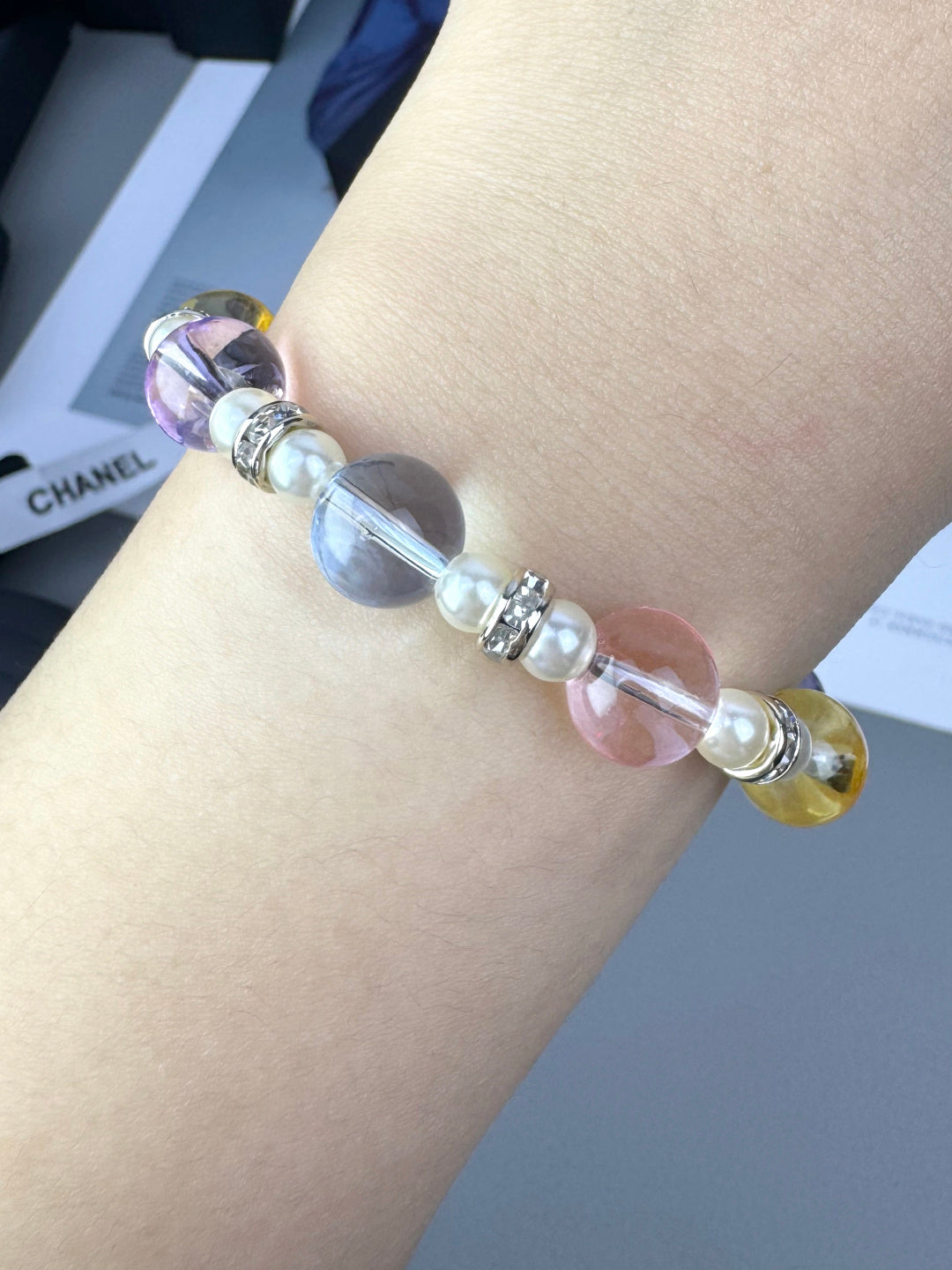 [Eterna Jewels]Colorful Transparent Resin Bracelet