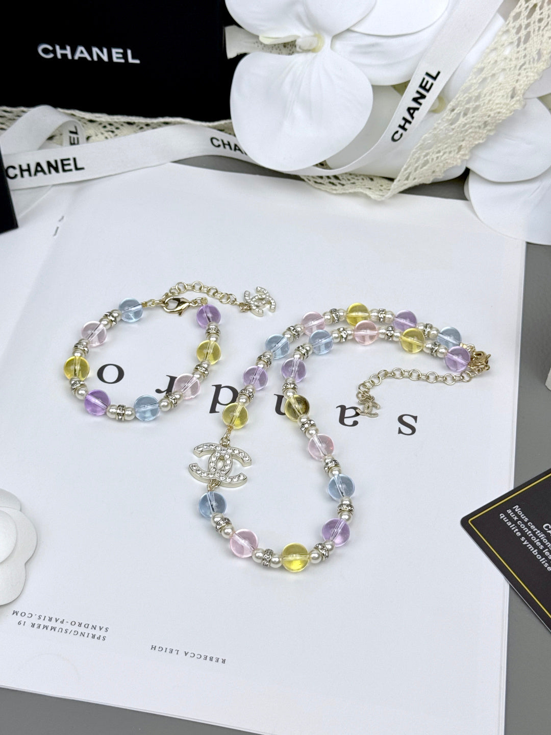 [Eterna Jewels]Colorful Transparent Resin Bracelet