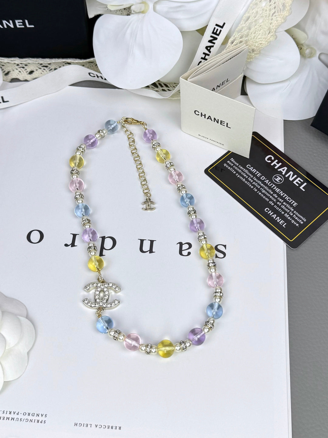 [Eterna Jewels]26C New Spring Collection Colorful Transparent Resin Necklace