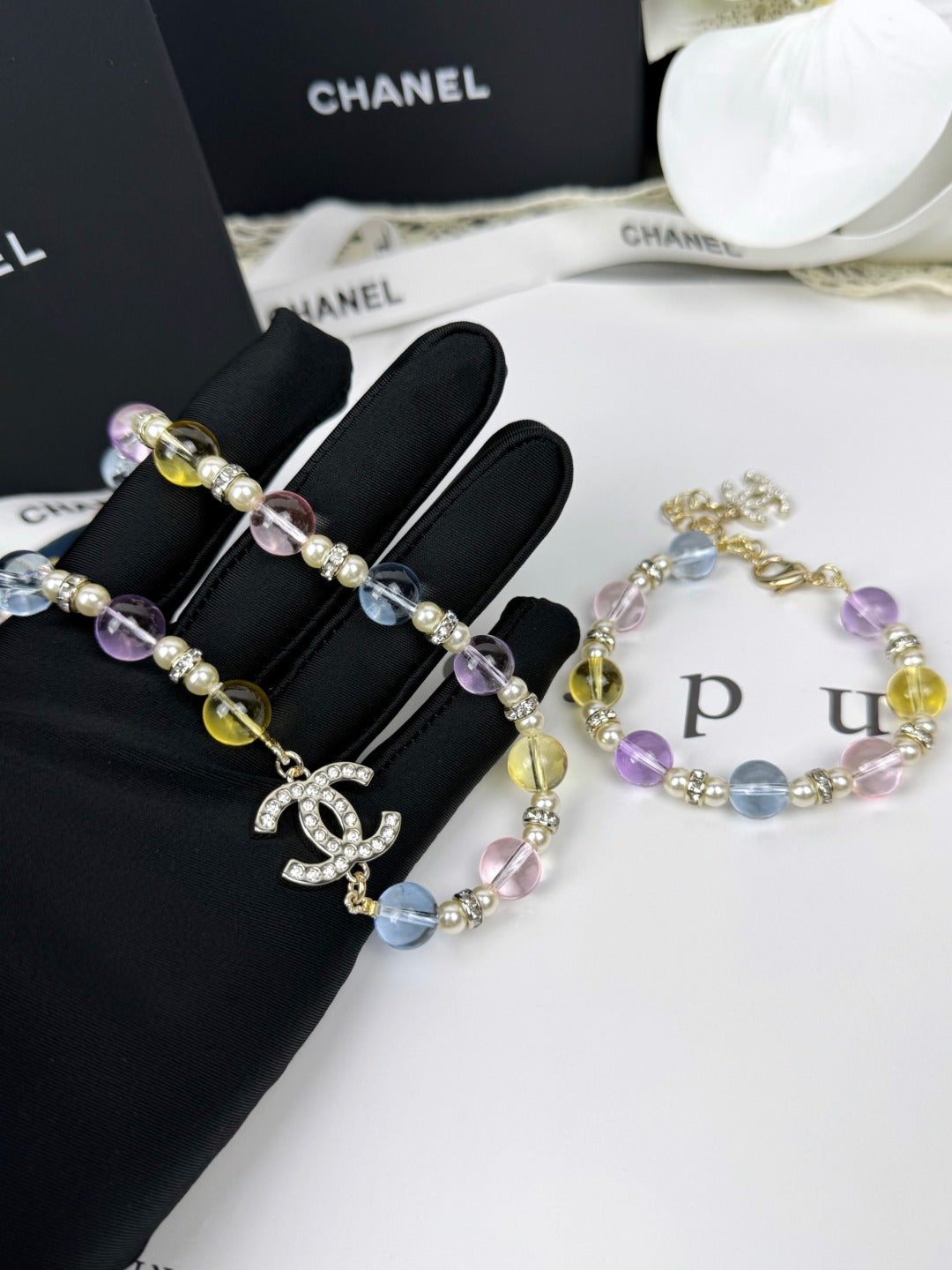 [Eterna Jewels]26C New Spring Collection Colorful Transparent Resin Necklace
